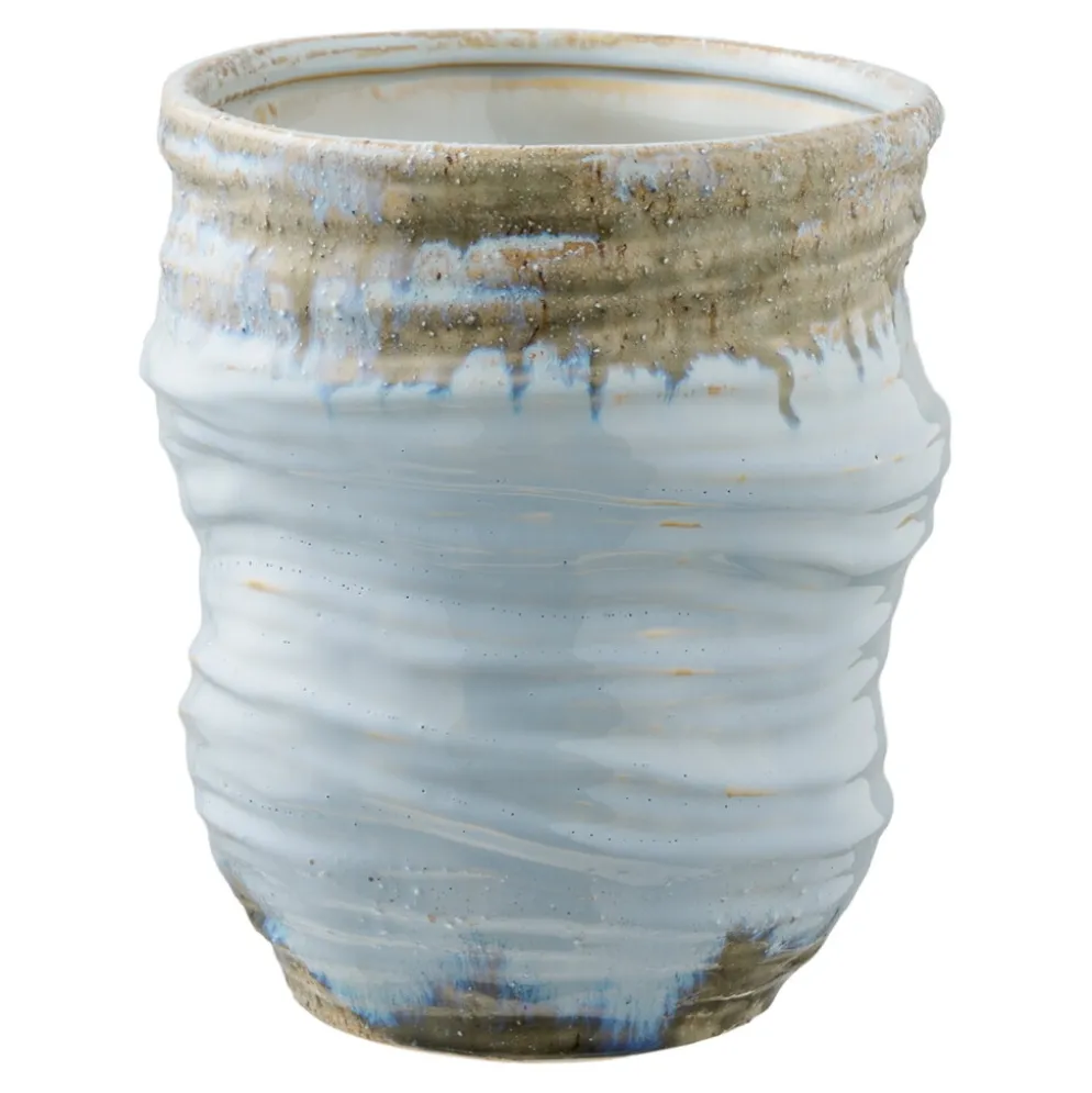 House Nordic Keramik-Vase Hellblau Ø 19,5 cm
