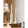 House Nordic Kerzenhalter im 2er Set Limestone