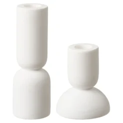 House Nordic Kerzenhalter im 2er Set Limestone