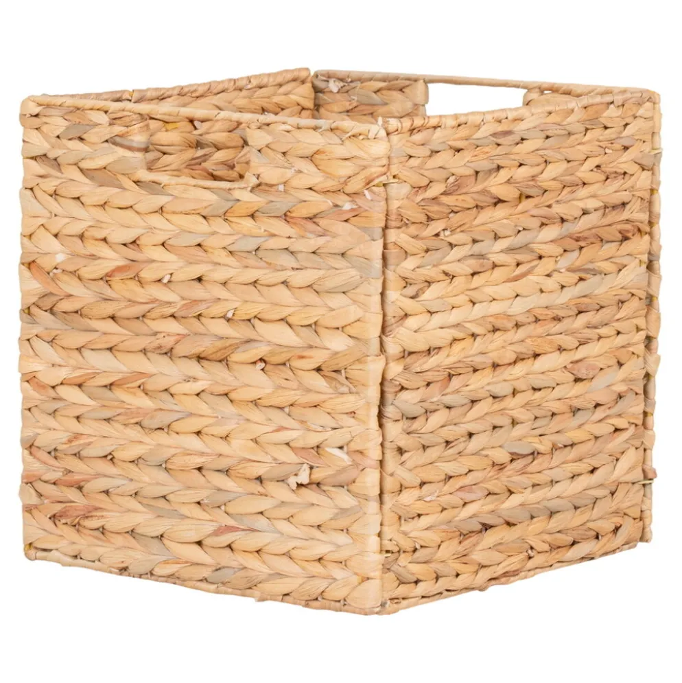 House Nordic Passo Korb 30x30x30 cm | Wasserhyazinthe Faltkorb