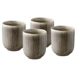 House Nordic Viola Mug Mug Grau 4er Set