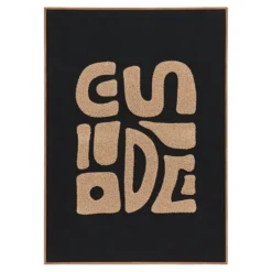 House Nordic Wanddekoration Tine Beige/Schwarz 50x70 cm