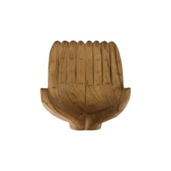 HSM Collection Dekoschale offene Hände Teakholz