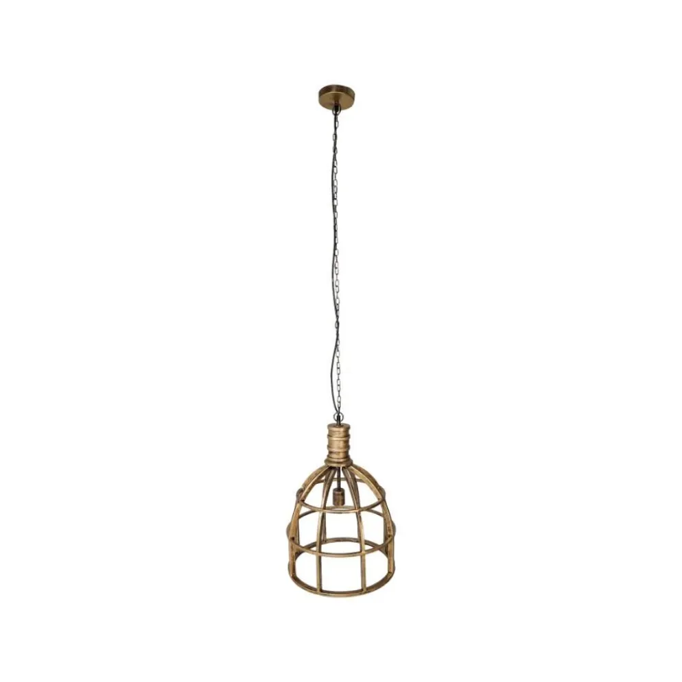 HSM Collection Hängelampe Gold Metall