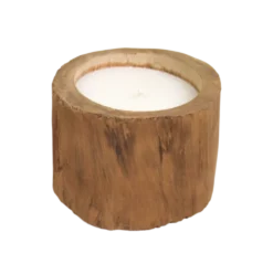 HSM Collection Naturholz Kerze Teak