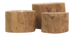 HSM Collection Naturholz Kerze Teak