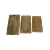 HSM Collection Servierbretter Natural Mangoholz 3er-Set