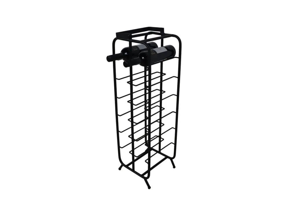 HSM Collection Stehendes Weinregal aus Metall