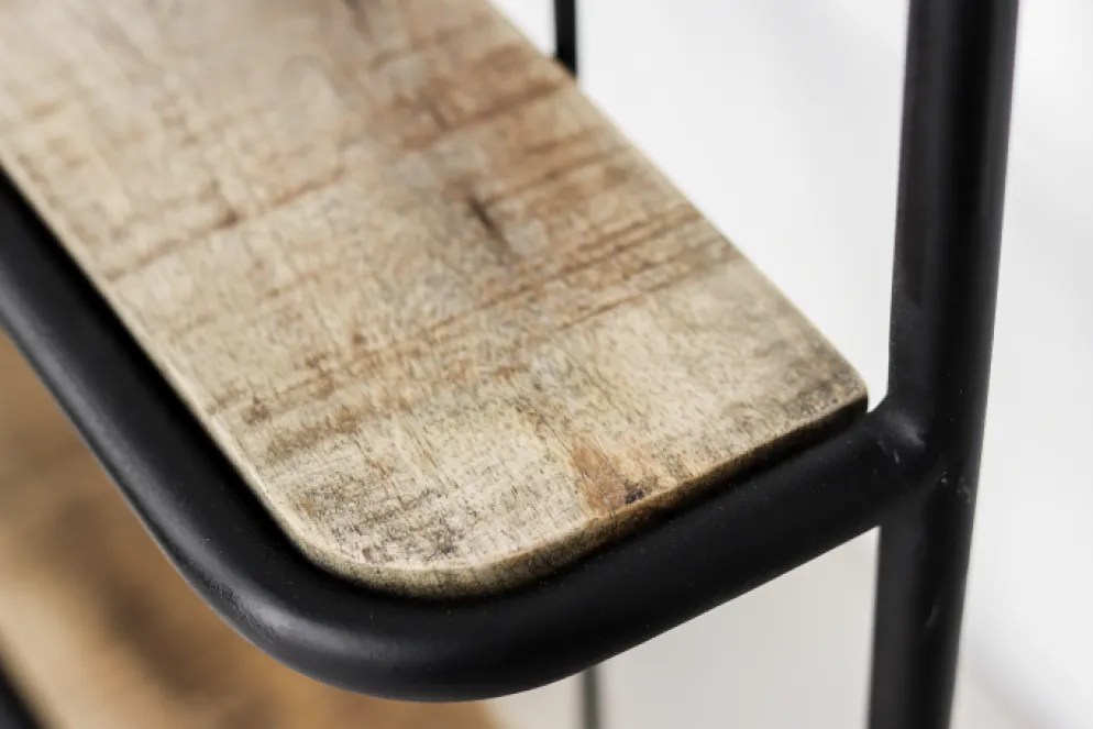 HSM Collection Wandregal Mangoholz/Eisen