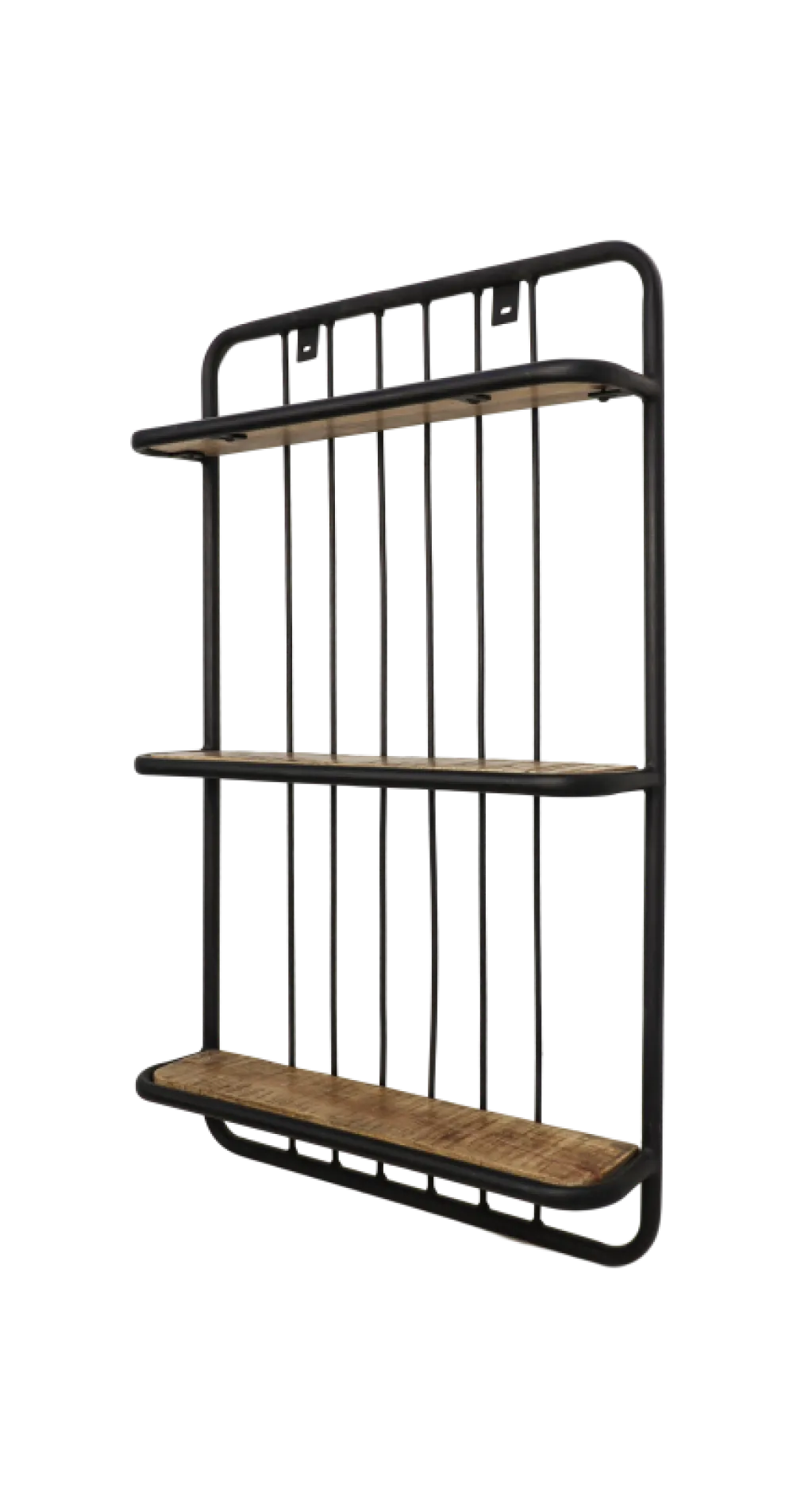 HSM Collection Wandregal Mangoholz/Eisen