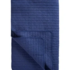IB Laursen Baumwoll-Quilt mit Kreuzstichen