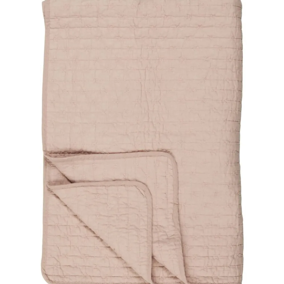 IB Laursen Baumwoll-Quilt mit Kreuzstichen