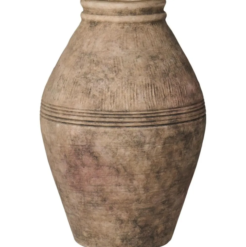 IB Laursen Bodenvase Selene aus Terrakotta | Handbemalte Struktur