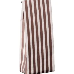IB Laursen Buntfalttüte mit Streifen Textil-Look