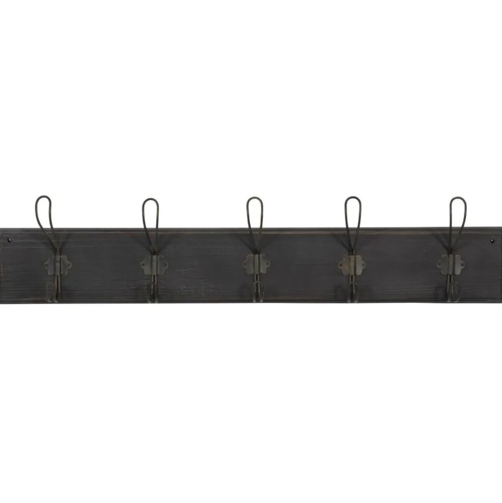 IB Laursen Garderobe Hakenleiste aus Holz und Metall