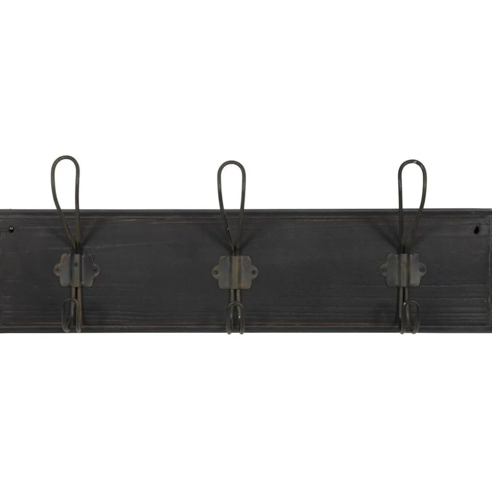 IB Laursen Garderobe Hakenleiste aus Holz und Metall