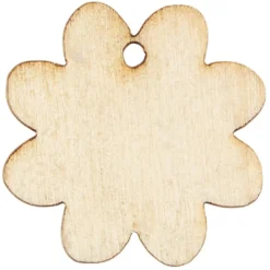 IB Laursen Geschenkanhänger aus Holz Blume