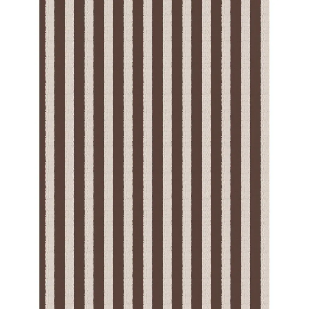 IB Laursen Geschenkpapier Papierrolle mit Streifen Textil-Look