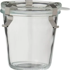 IB Laursen Glasbehälter mit Glasdeckel und Metallclips, luftdicht
