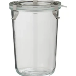 IB Laursen Glasbehälter mit Glasdeckel und Metallclips, luftdicht