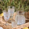 IB Laursen Glaskanne Blätterranke mit Henkel 800 ml