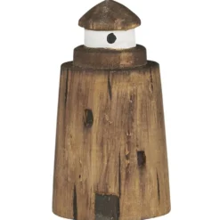 IB Laursen Holz Leuchtturm Deko Nautico