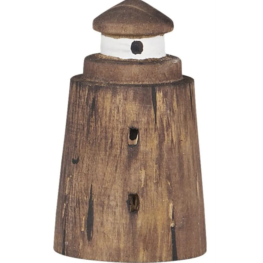 IB Laursen Holz Leuchtturm Deko Nautico