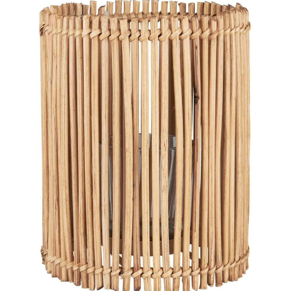 IB Laursen Hurricane Windlicht Cane mit Glaseinsatz