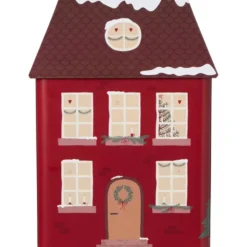 IB Laursen Keksdose Weihnachtshaus Bäckerei aus Metall