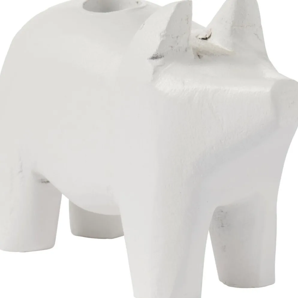 IB Laursen Kerzenhalter für Dünne Kerze 1,3 cm Schwein UNIKA