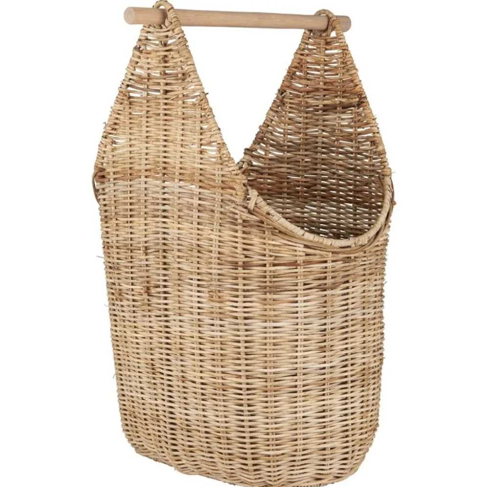 IB Laursen Korb mit Toilettenpapierhalter Rattan