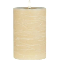 IB Laursen LED-Stumpenkerze mit warmer Flamme