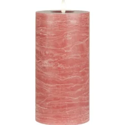 IB Laursen LED-Stumpenkerze mit warmer Flamme
