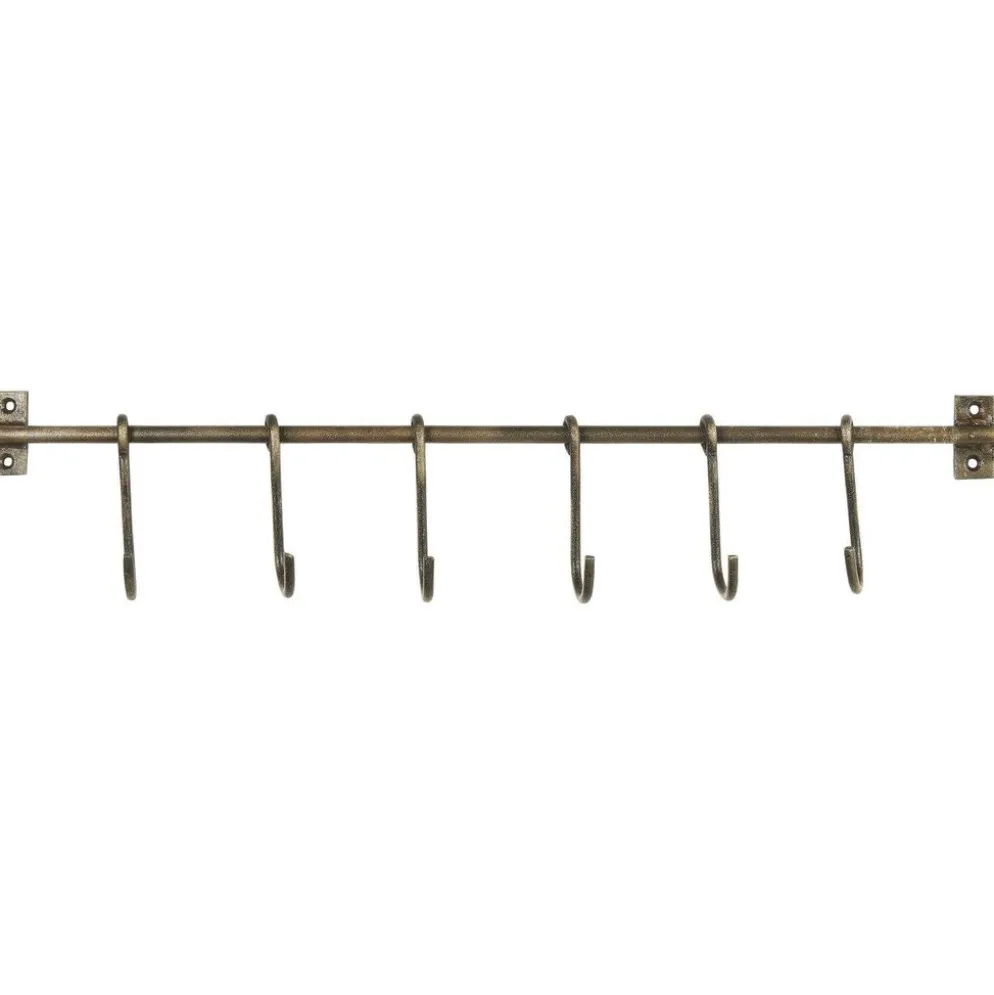 IB Laursen Metall Hakenleiste mit 6 S-Haken