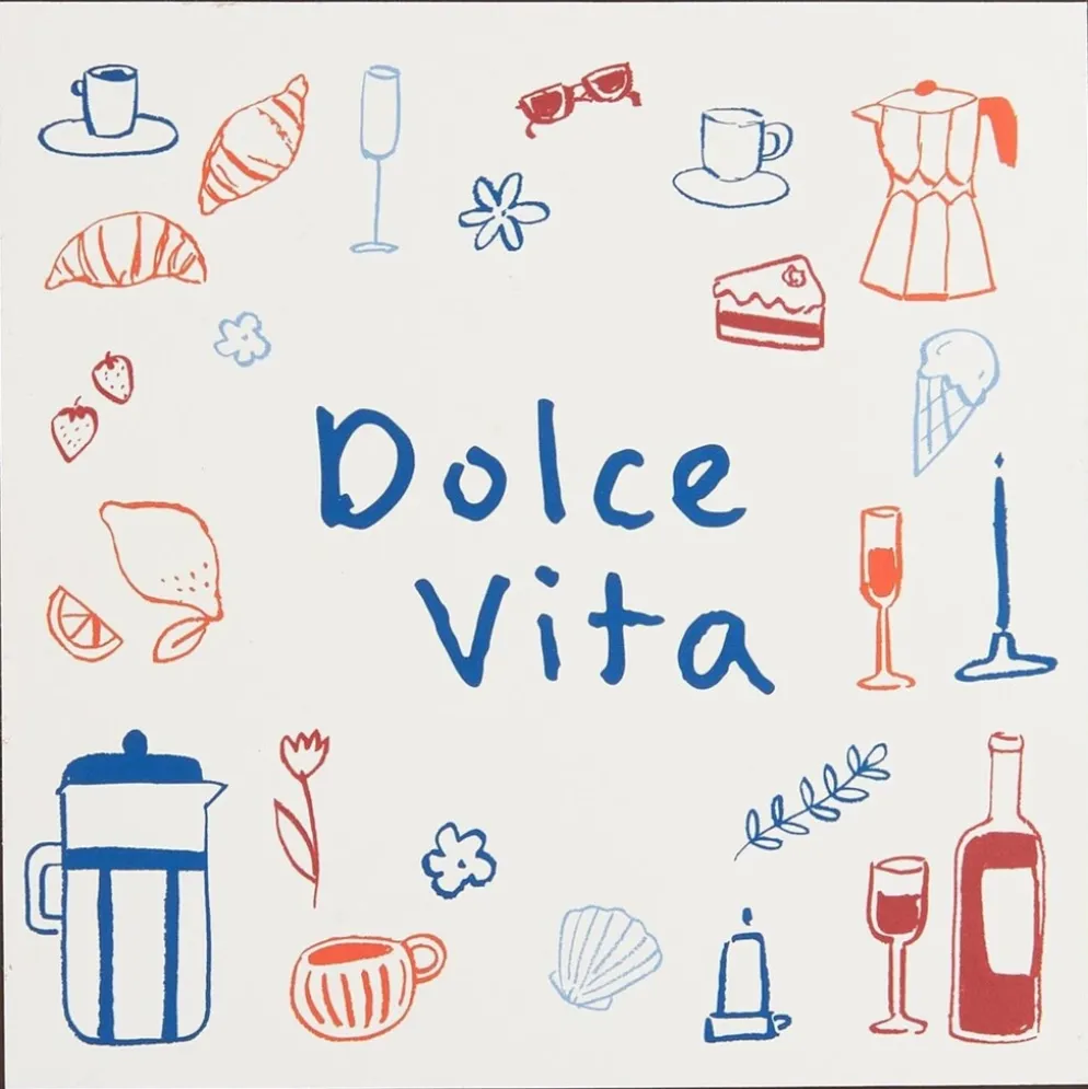 IB Laursen Metallschild Dolce Vita