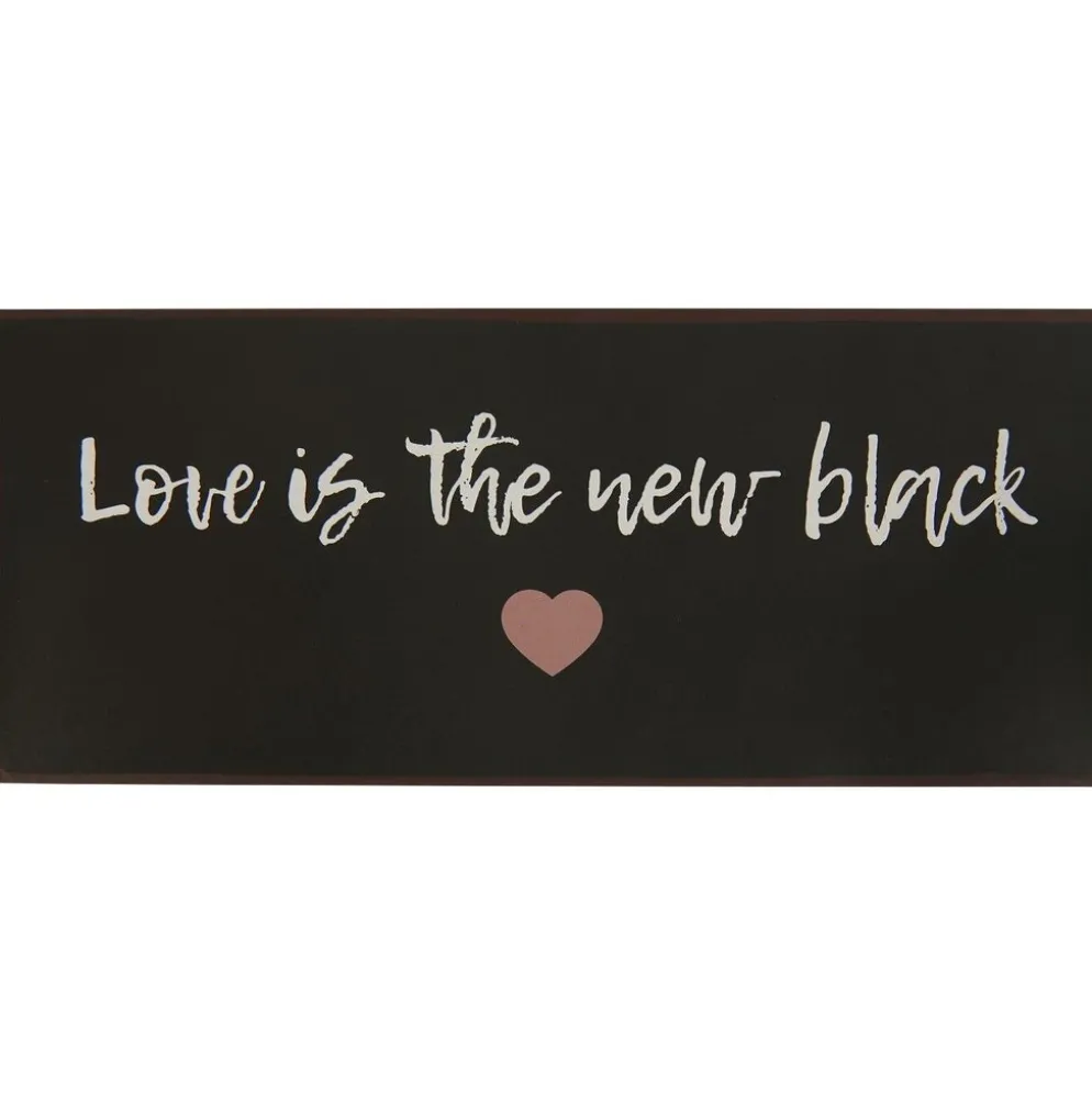 IB Laursen Metallschild Love is the new black
