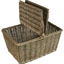 IB Laursen Picknickkorb mit Deckel und Henkel