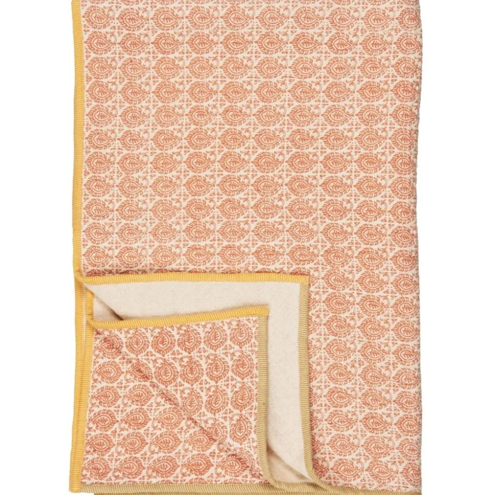 IB Laursen Plaid Vigga mit Druck doppelt gewebt