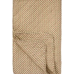 IB Laursen Quilt Blockmuster Beige – Hygge Tagesdecke