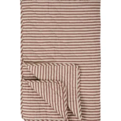IB Laursen Quilt Sand mit Streifen
