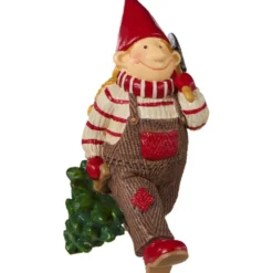 IB Laursen Ribenisserne Wichtel-Figur Freja mit Weihnachtsbaum