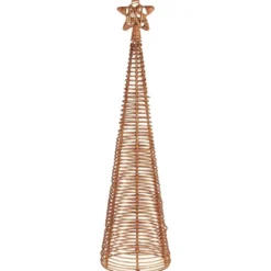 IB Laursen Tannenbaum aus Rattan mit Stern