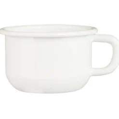 IB Laursen Tasse Emaille flach