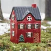 IB Laursen Teelichthaus Stillenat mit Grünen Fensterläden