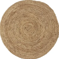IB Laursen Teppich rund natur Jute