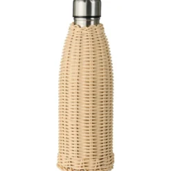 IB Laursen Thermosflasche mit handgeflochtenem Polyrattan