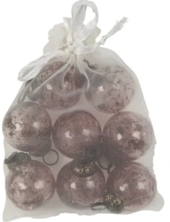 IB Laursen Tüte mit 8 Weihnachtskugeln mini
