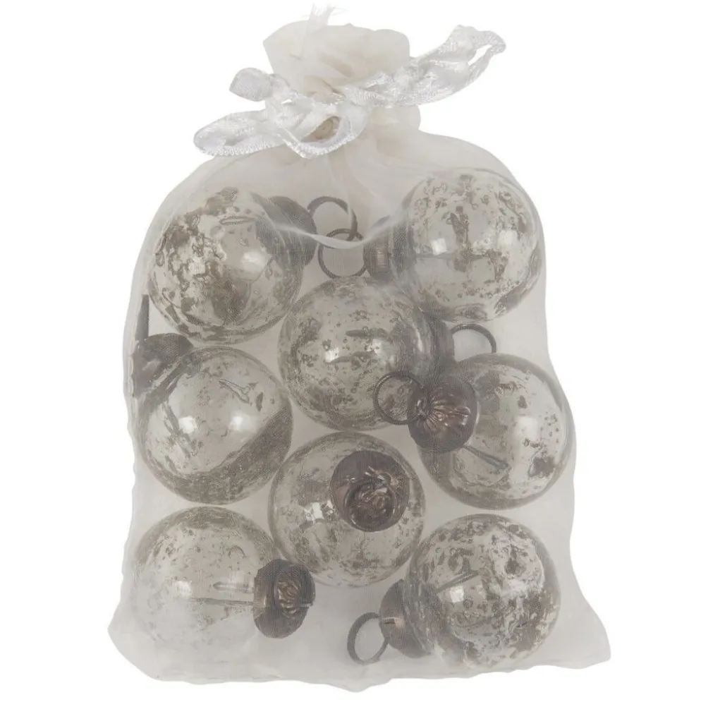 IB Laursen Tüte mit 8 Weihnachtskugeln mini