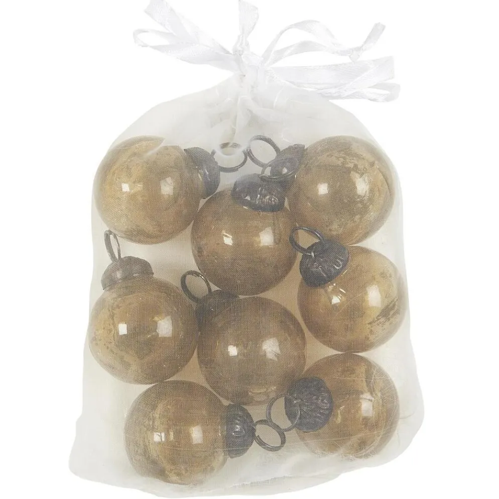 IB Laursen Tüte mit 8 Weihnachtskugeln mini