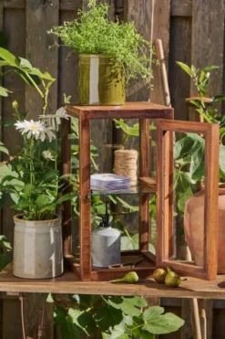 IB Laursen UNIKA kleine Glasvitrine aus Holz und Glas